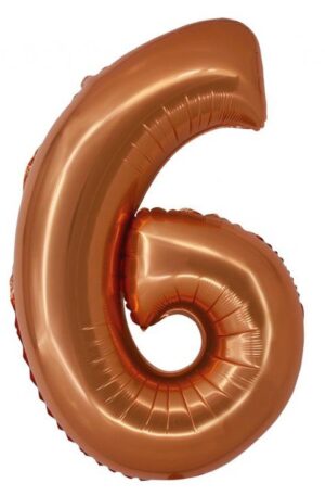 Copper-Rez-6-os-szam-folia-lufi-76-cm
