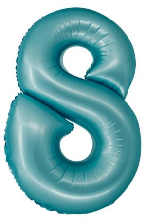 Light-Blue-Matt-Kek-8-as-szam-folia-lufi-76-cm