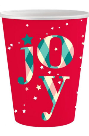 Red-Joy-Karacsony-papir-pohar-6-db-os-250-ml