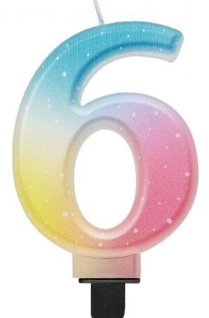 Pastel-Ombre-Szines-szamgyertya-tortagyertya-6-os