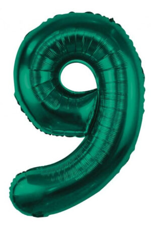 BC-Bottle-Green-Zold-9-es-szam-folia-lufi-85-cm