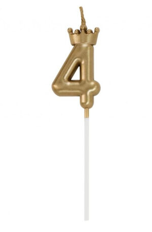 Arany-Champagne-Crown-4-es-szamgyertya-tortagyerty