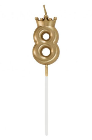 Arany-Champagne-Crown-8-as-szamgyertya-tortagyerty
