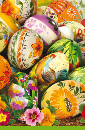 Husvet-Painted-Eggs-szalveta-20-db-os-33x33-cm