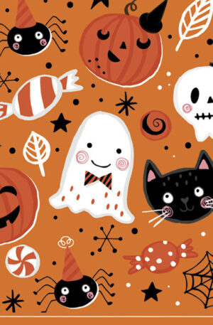 Halloween-Orange-Booo-szalveta-20-db-os-33x33-cm