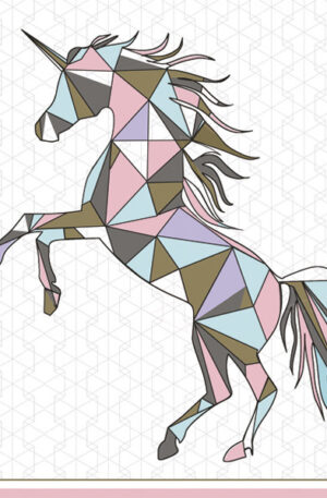 Unikornis-Graphic-Wild-szalveta-20-db-os-33x33-cm