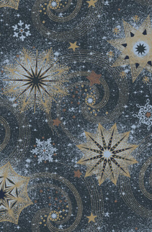 Karacsony-Stars-And-Twirls-Navy-szalveta-20-db-os