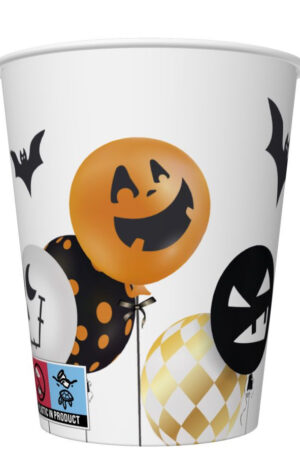 Halloween-Scary-Balloons-papir-pohar-8-db-os-250-m