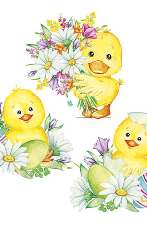 Husvet-Cute-Chickens-szalveta-20-db-os-33x33-cm