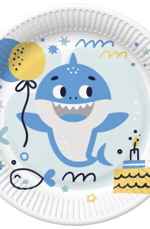 Happy-Birthday-Blue-Shark-papirtanyer-8-db-os-227