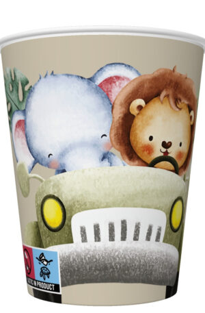 Allatos-Safari-in-the-Jeep-papir-pohar-8-db-os-250