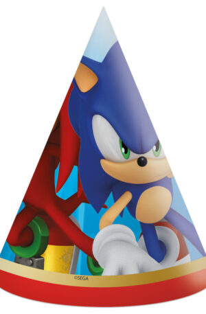 Sonic-a-sundiszno-Sega-Parti-kalap-csako-6-db-os-F