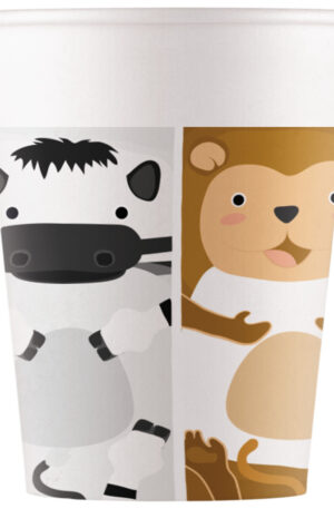 Allatos-Zoo-papir-pohar-8-db-os-200-ml-FSC