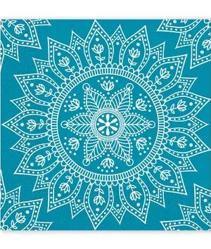 Mandala-Petrol-White-szalveta-20-db-os-33x33-cm-FS