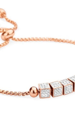 Victoria-Rose-gold-szinu-feher-koves-kocka-karkoto