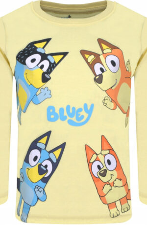 Bluey-Let039s-Do-Yellow-gyerek-hosszu-polo-felso-6