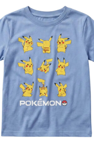 Pokemon-Fun-Squad-Light-Blue-gyerek-rovid-polo-fel