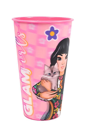 Glam-Girls-Team-muanyag-pohar-480-ml