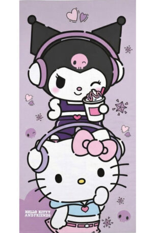 Hello-Kitty-Best-Friend-furdolepedo-strand-torolko