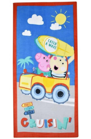 Peppa-malac-Catch-a-Wave-furdolepedo-strand-torolk