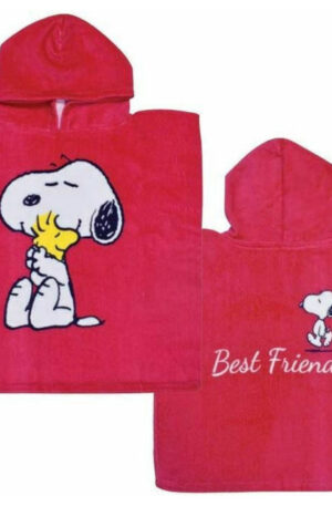 Snoopy-Best-Friend-strand-torolkozo-poncso-50x100