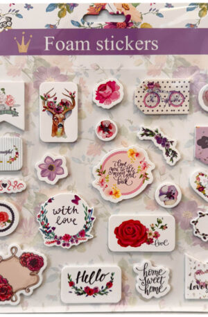 Szines-Flowers-szivacs-matrica-22-db-os