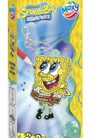 SpongyaBob-Smile-gyemantszemes-kulcstarto-keszito