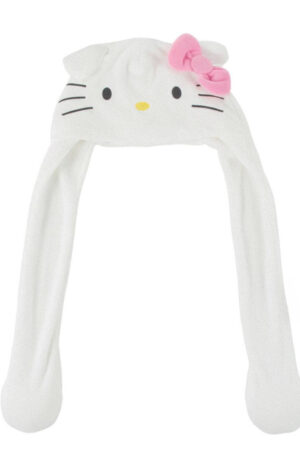 Hello-Kitty-White-gyerek-sapka-mozgathato-fulekkel