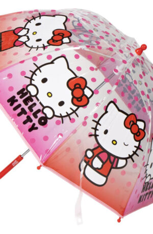 Hello-Kitty-Dots-gyerek-atlatszo-esernyo-O71-cm