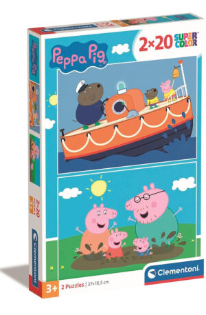 Peppa-malac-2x20-db-os-puzzle-Clementoni-CMC24797