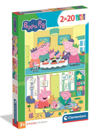Peppa-malac-Party-Time-2x20-db-os-puzzle-Clementon