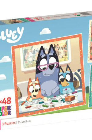 Bluey-Creative-Play-3x48-db-os-puzzle-Clementoni