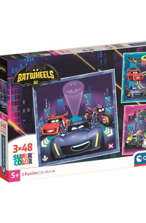Batman-Batwheels-3x48-db-os-puzzle-Clementoni