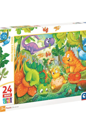 Dinoszaurusz-Happy-Oasis-24-db-os-maxi-puzzle-Clem