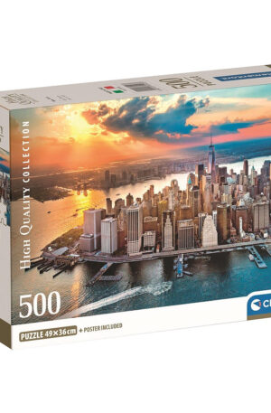 New-York-Sunset-500-db-os-puzzle-Clementoni-CMC355