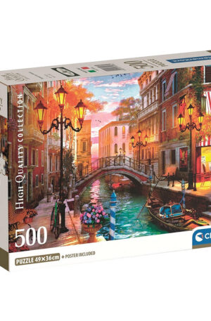 Olaszorszag-Venice-Sunset-500-db-os-Compact-puzzle