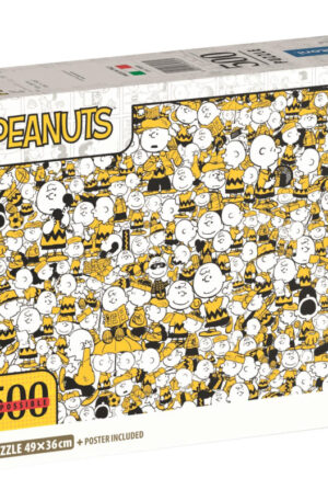 Snoopy-Crowd-Chaos-500-db-os-Compact-puzzle-Clemen
