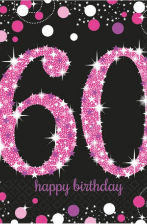 Happy-Birthday-Pink-60-szalveta-16-db-os-33x33-cm