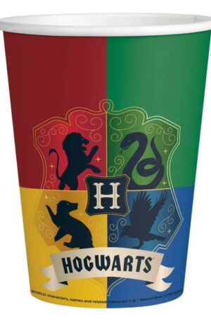 Harry-Potter-Houses-papir-pohar-8-db-os-250-ml