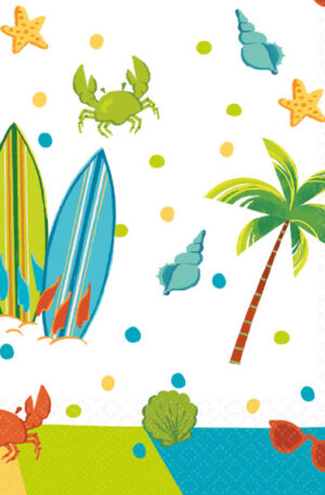 Nyar-Surf-Party-szalveta-16-db-os-33x33-cm