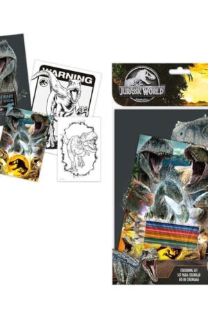 Jurassic-World-szinezo-szett