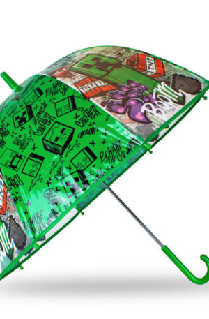 Minecraft-Boom-gyerek-atlatszo-esernyo-O70-cm