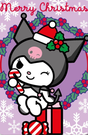 Hello-Kitty-Kuromi-Karacsony-polar-takaro-100x140c