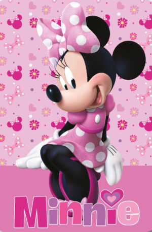 Disney-Minnie-Lovely-Charm-polar-takaro-100x140cm
