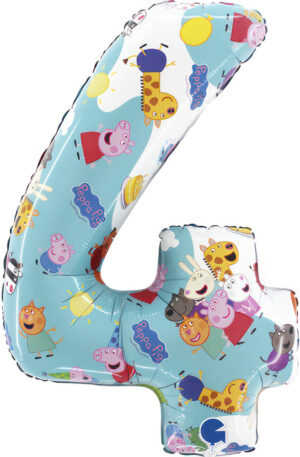 Peppa-malac-Blue-4-es-szam-folia-lufi-66-cm