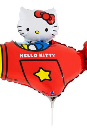 Hello-Kitty-Airplane-Red-mini-folia-lufi-35-cm-WP