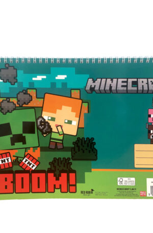 Minecraft-Boom-A-4-spiral-vazlatfuzet-30-lapos