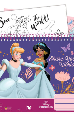 Disney-Hercegnok-Your-World-A-4-spiral-vazlatfuzet