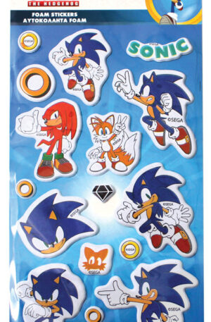 Sonic-a-sundiszno-Ring-pufi-szivacs-matrica-szett