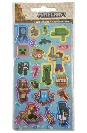 Minecraft-Blocks-hologrammos-matrica-szett